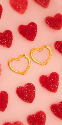 Aretes amapolia joyeria