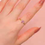 Anillo Dorado de Acero Inoxidable (ajustable) - Purpulette - Imagen 2