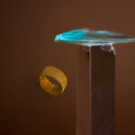 Anillo Dorado de Acero Inoxidable de Mallita - Imagen 3