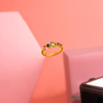 Anillo Dorado de Acero de Titanio - Geometrix - Imagen 3