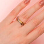 Anillo de Acero de Titanio (3 colores) - Triple pieza puesta