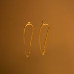 Aretes Dorados de Acero de Titanio con Cadera - Catena - Imagen 3