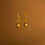 Aretes de Acero Inoxidable - Wrecking Ball fondo oscuro