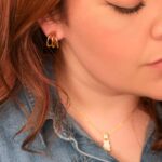 Arracadas Triples de Acero Inoxidable - Imagen 2