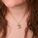 Collar Dorado de Acero Inoxidable de Oso - Geometric Bear - Imagen 2