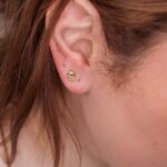 Piercing Dorado de Acero Inoxidable de Carrusel pieza puesta