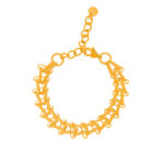 Pulsera Dorada de Acero Inoxidable - Shina fondo blanco