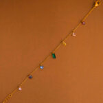 Pulsera Dorada de Acero de Titanio con Piedras - Carnaval - Imagen 3