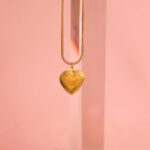 Relicario Save - Acero Inoxidable fondo rosa